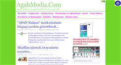 Desktop Screenshot of agahmedia.com