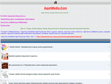 Tablet Screenshot of agahmedia.com
